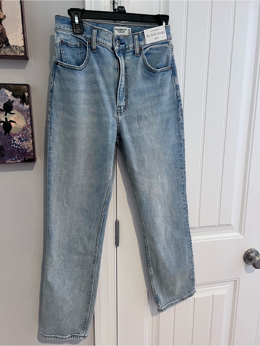 Ankle Straight Ultra High Rise Jean - Picture 4 of 5